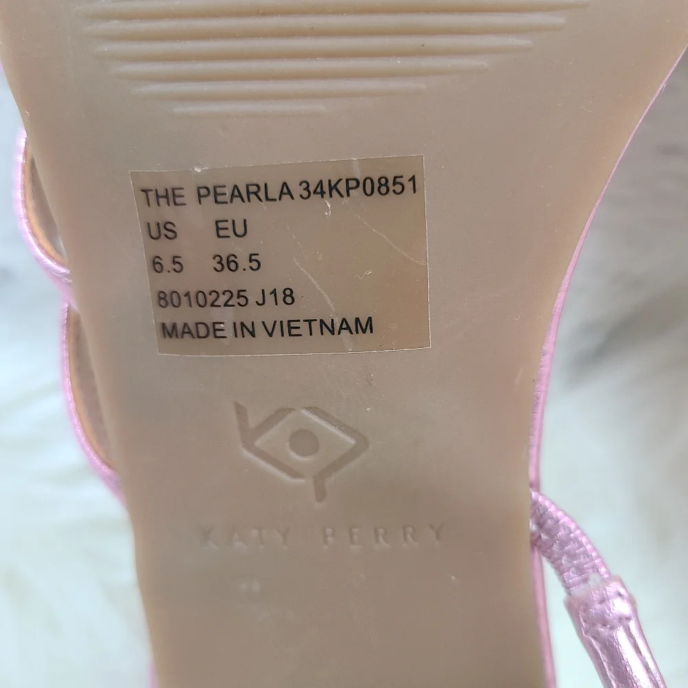 Katy Metallic Strappy Perry Sandals - Picture 8 of 9